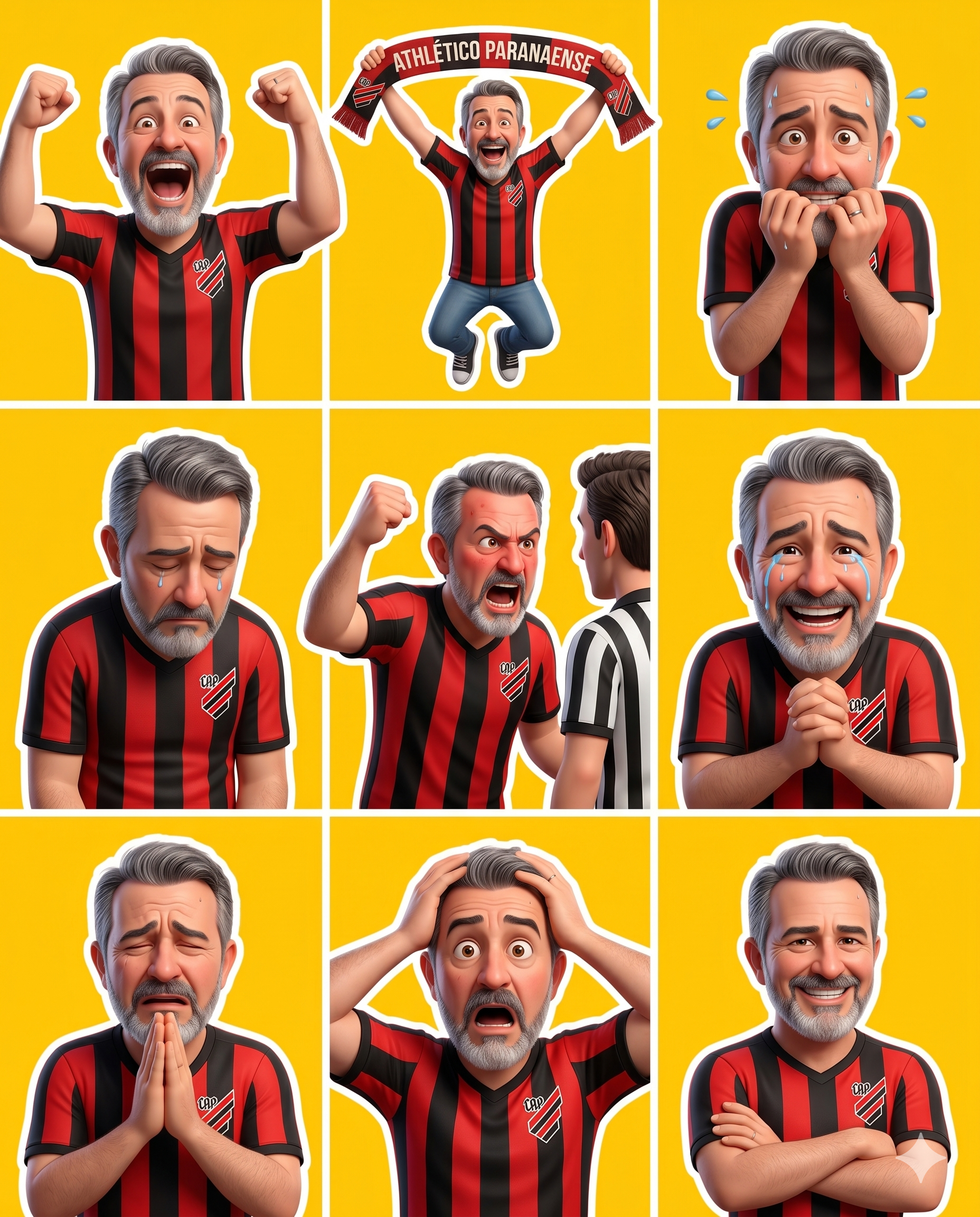 Imagem do prompt Torcedor