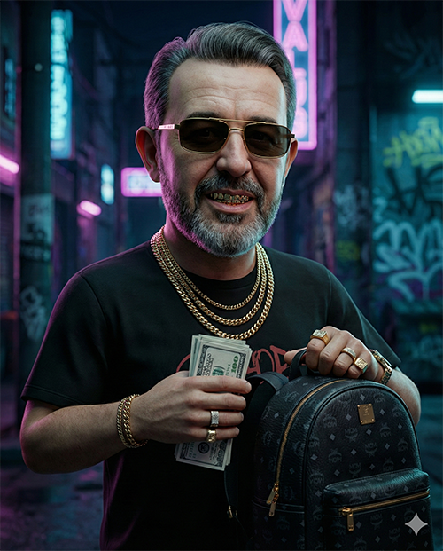 Imagem do prompt Gangsta