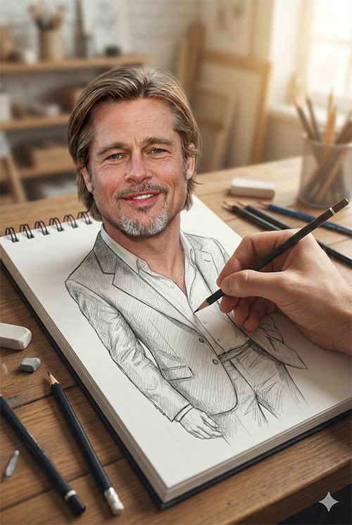 Imagem do prompt Desenho_e_foto