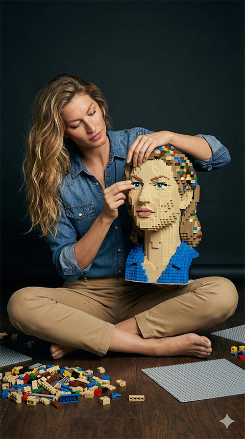 Imagem do prompt Escultura_lego