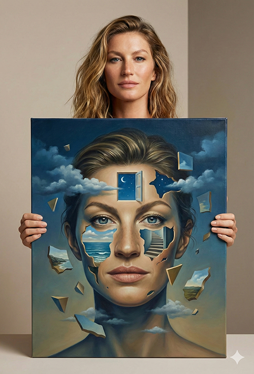 Imagem do prompt Segurando_surrealismo