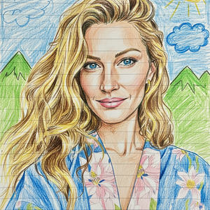 Imagem do prompt Caricatura_pintura_developer retrato colorido lpis feito