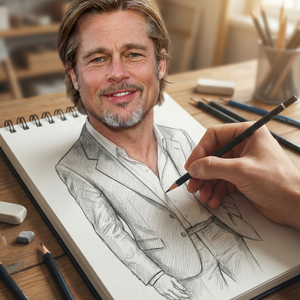 Imagem do prompt Caricatura_pintura_este prompt completo ingles nano