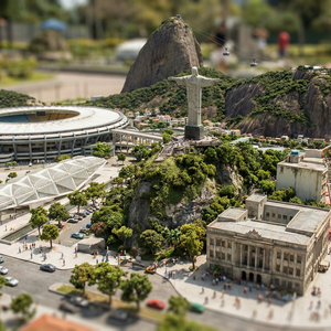 Imagem do prompt Cidades_miniature city leaf curitiba summer