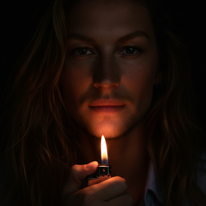 Imagem do prompt Efeitos_closeup moody portrait escuridao total