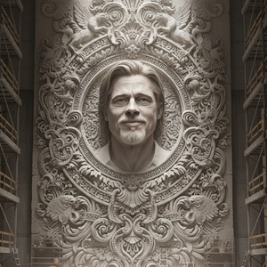 Imagem do prompt Estatuas_facegigante