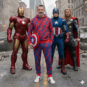 Imagem do prompt Fanboy_vingadores