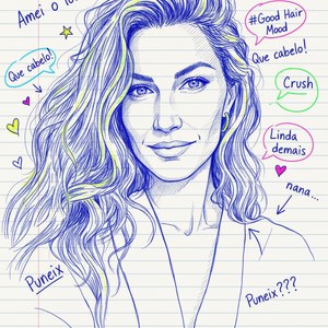 Imagem do prompt Caricatura_pintura_checklistinicial item caneta azul marcado_1778188687