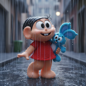 Imagem do prompt Personagens_chuva