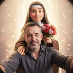 Imagem do prompt Personagens_santateresinhadomeninojesus