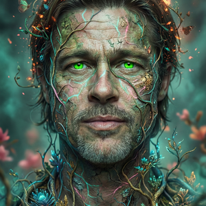 Imagem do prompt Rosto_surreal_create surreal hyperreal closeup portrait