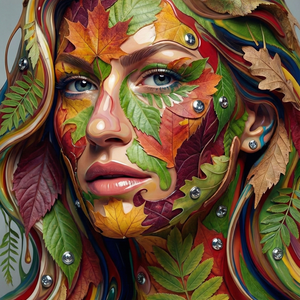 Imagem do prompt Surreal_caradefolhas