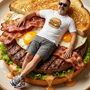 Imagem do prompt Surreal_sandubaaberto
