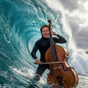 Imagem do prompt Surreal_violoncelo